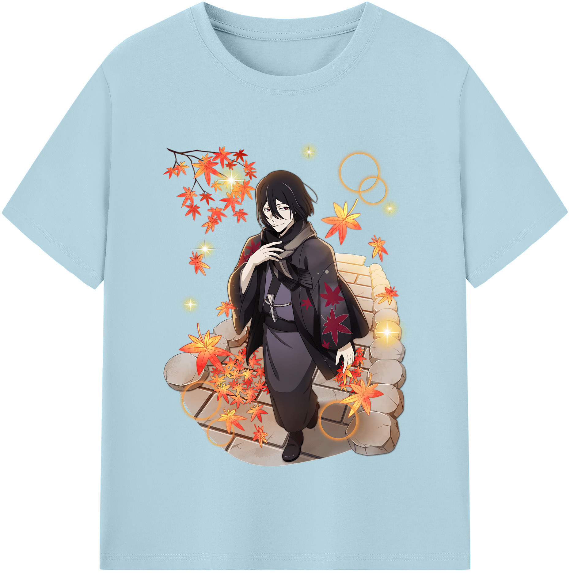 （画像用） 文豪ストレイドッグス Bungo Stray Dogs 綿100％半袖Tシャツ（フロントプリント）